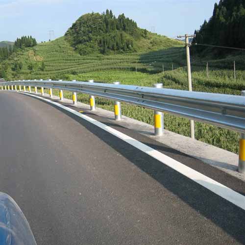 Traffic Crash Barrier Highway W Beam Guard Rails